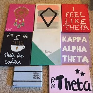 KAO Giant Canvas& letter Bundle! Kappa Alpha Theta